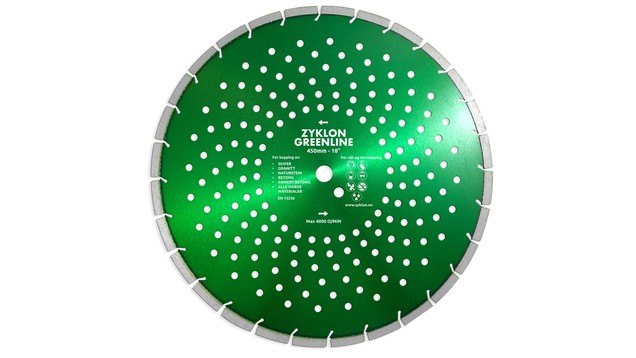 Zyklon green line 450 mm 25,4mm
